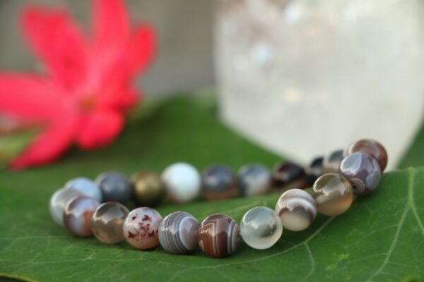 Bracelet en Agate du Botswana – Image 2