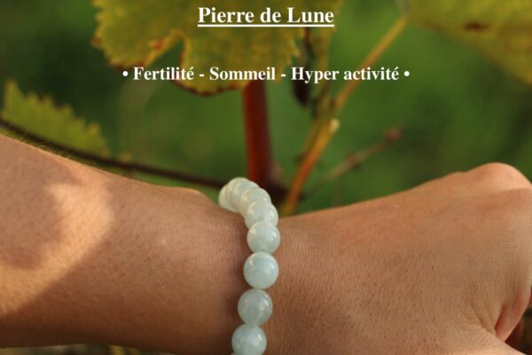 Bracelet en Pierre de Lune