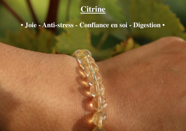 Bracelet en Citrine