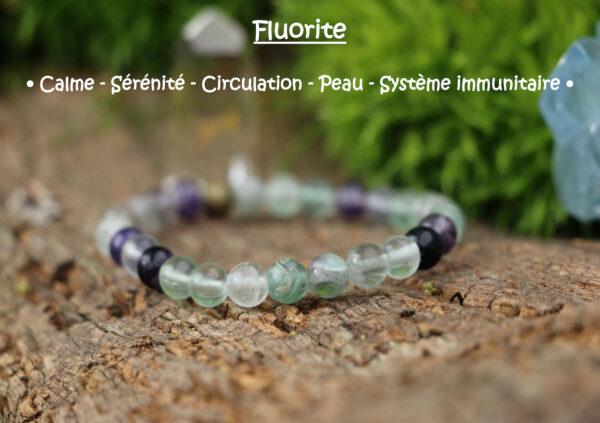 Bracelet en Fluorite