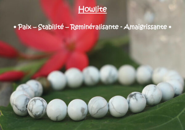Bracelet en Howlite