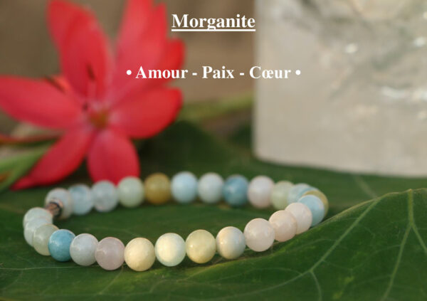 Bracelet en Morganite