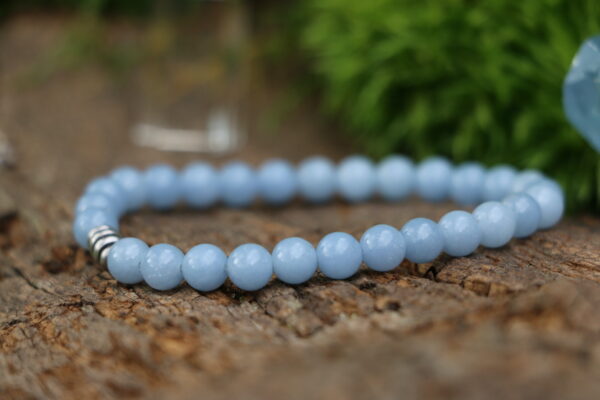 Bracelet en Calcédoine bleue – Image 4