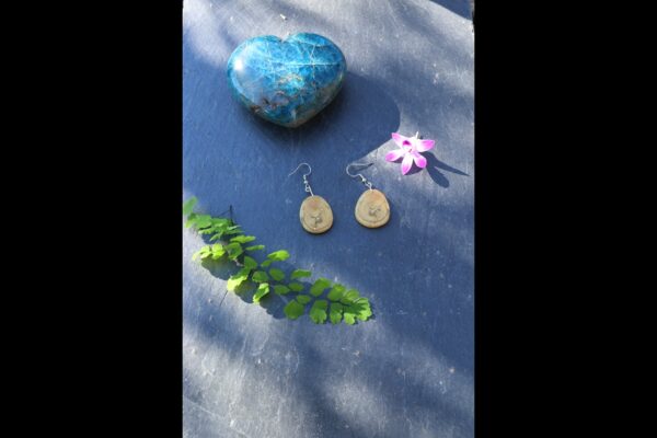 Boucles d'oreilles en Buis – Image 5