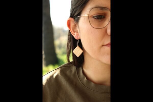 Boucles d'oreilles en Frêne – Image 2