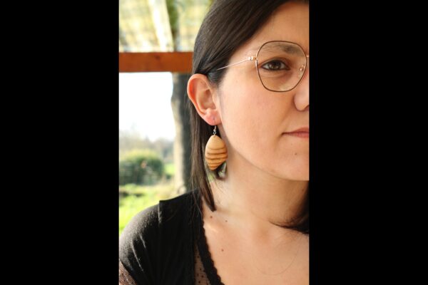 Boucles d'oreilles en châtaigner – Image 5