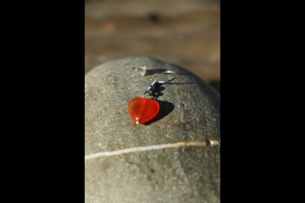 Boucles d'oreilles en Cornaline