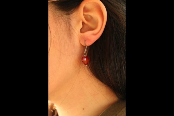 Boucles d'oreilles en Cornaline – Image 4