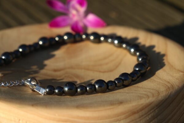 Bracelet de cheville en Hématite – Image 3