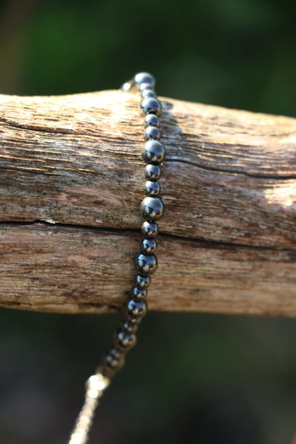 Bracelet de cheville en Hématite – Image 5