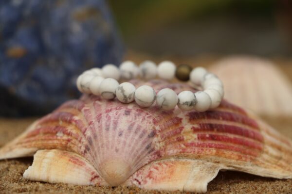 Bracelet enfant en Howlite – Image 2