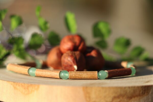 Bracelet en Noisetier et Aventurine – Image 4