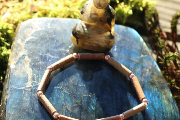 Bracelet en Noisetier et en Cuivre – Image 3