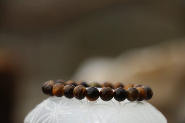 Bracelet enfant en Oeil de tigre – Image 2