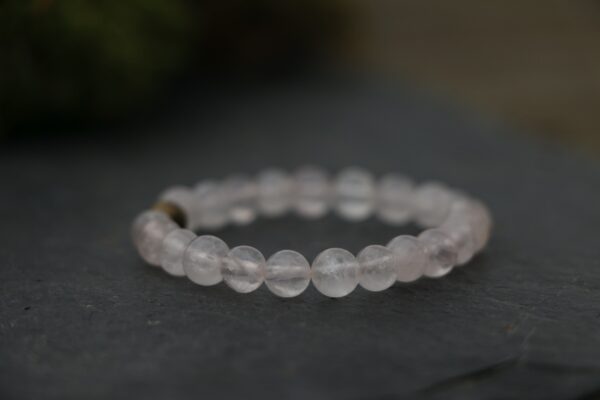 Bracelet enfant en Quartz Rose – Image 4