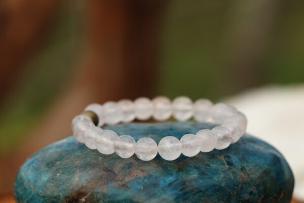 Bracelet enfant en Quartz Rose – Image 5