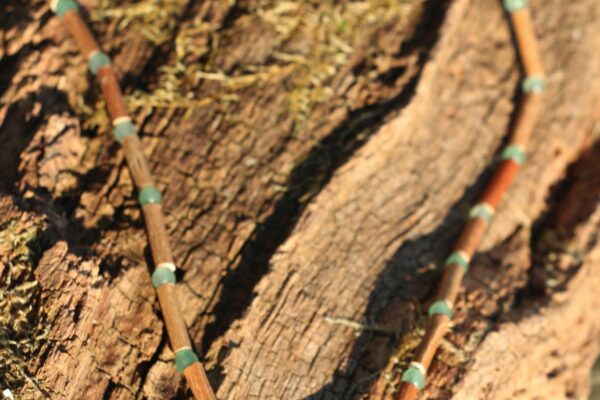 Collier en Noisetier et en Aventurine – Image 2