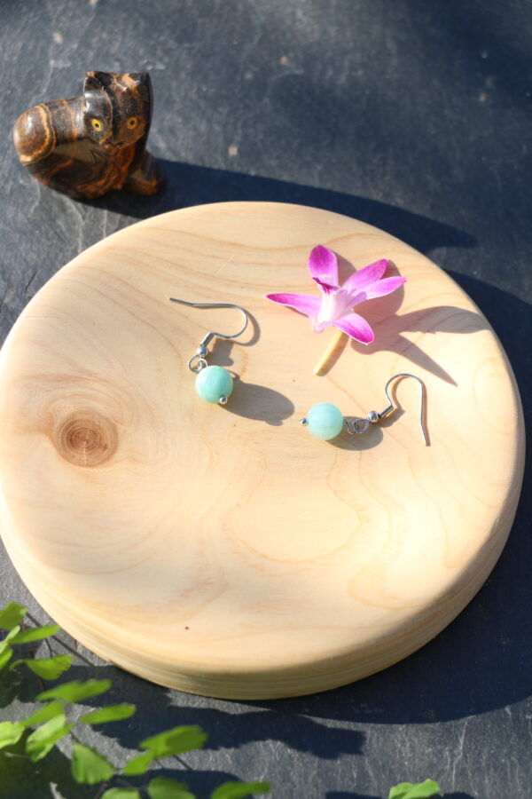 Boucles d'oreilles en Amazonite – Image 2