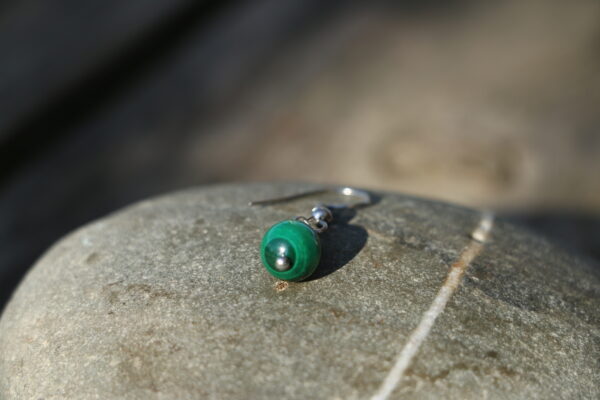 Boucles d'oreilles en Malachite – Image 3