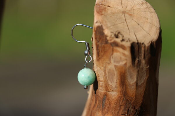 Boucles d'oreilles en Amazonite – Image 3