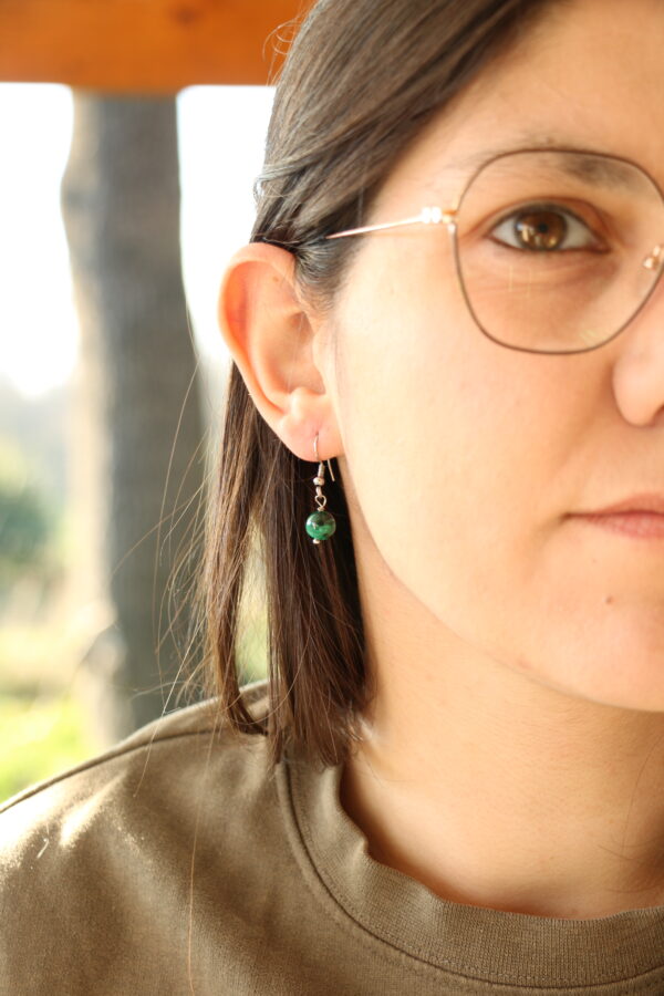 Boucles d'oreilles en Malachite – Image 5