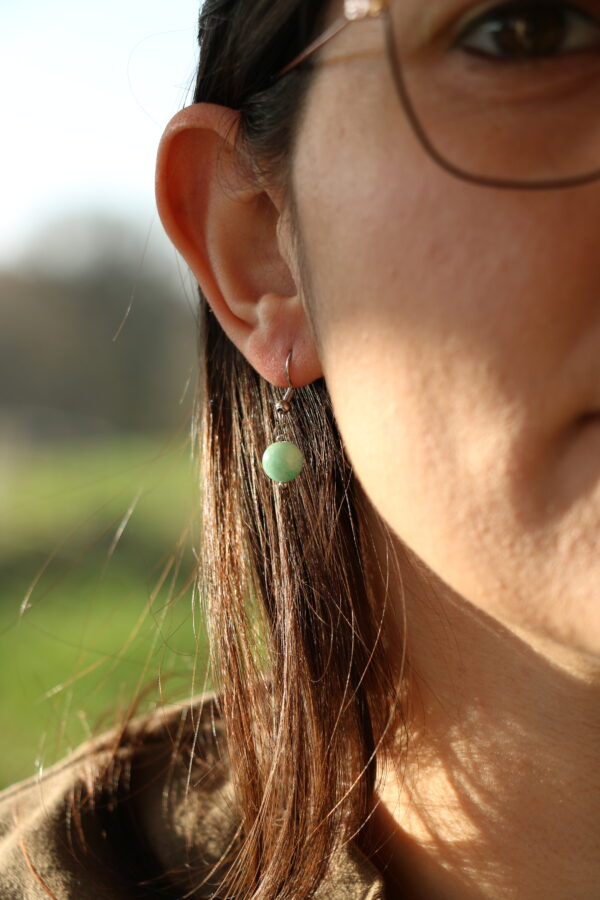 Boucles d'oreilles en Amazonite – Image 5