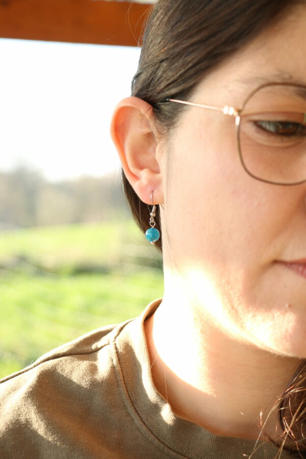 Boucles d'oreilles en Apatite – Image 2