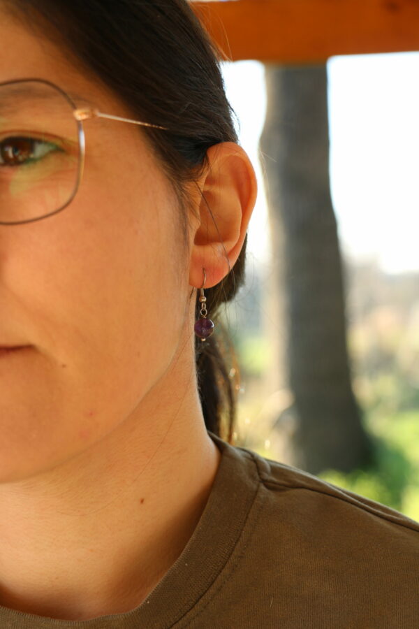 Boucles d'oreilles en Améthyste – Image 3