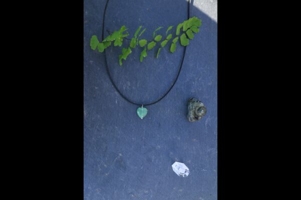 Pendentif coeur en Aventurine – Image 2