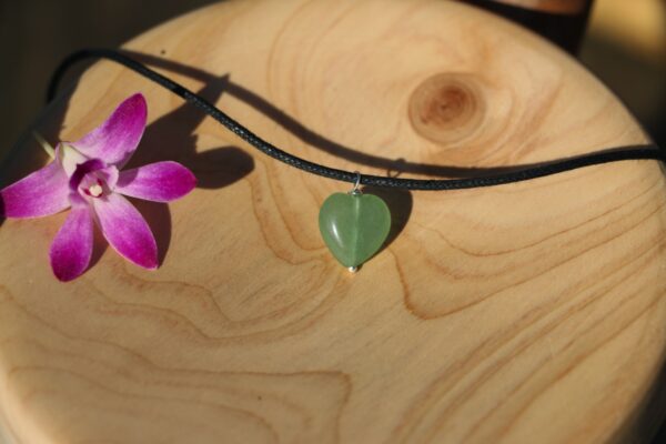 Pendentif coeur en Aventurine – Image 4