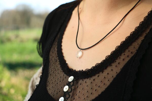 Pendentif coeur en Cristal de roche – Image 5