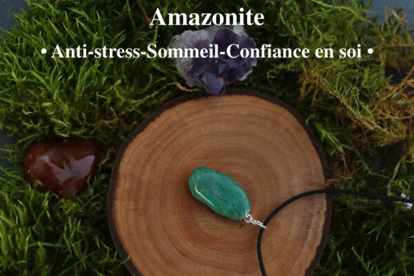 Pendentif en Amazonite