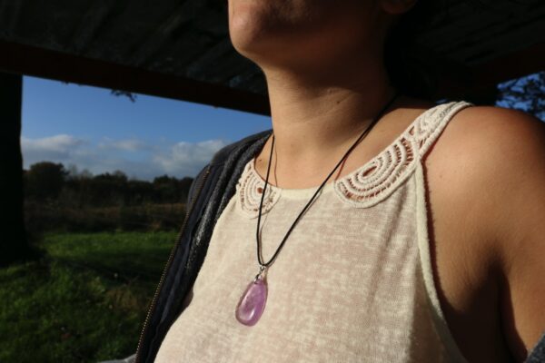 Pendentif en Améthyste plate – Image 3