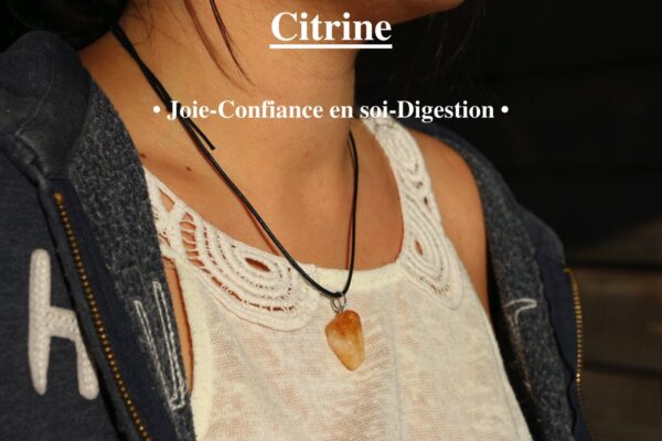 Pendentif en Citrine