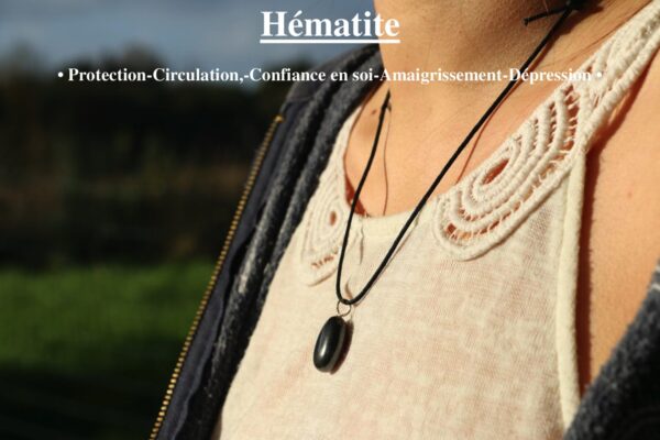 Pendentif en Hématite