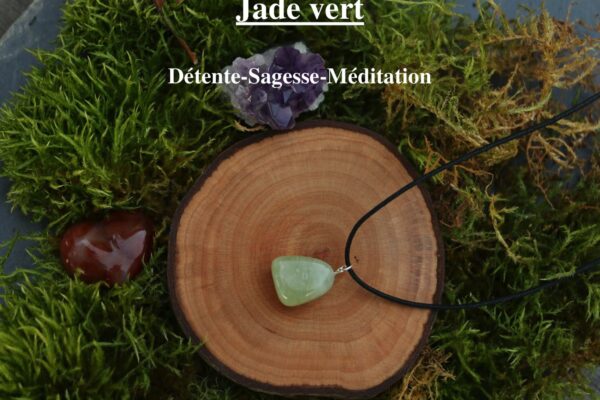 Pendentif en Jade vert