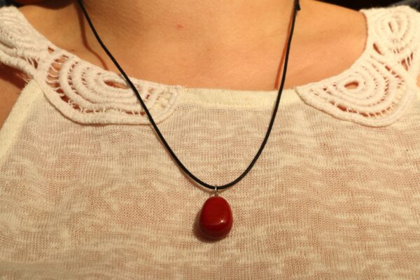 Pendentif en Jaspe rouge – Image 3