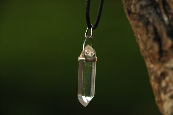 Pointe bi-terminée en Cristal de roche – Image 2
