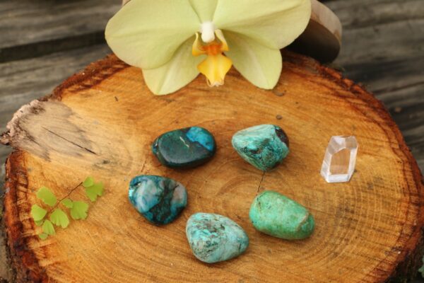 Pierre roulée en Chrysocolle – Image 2