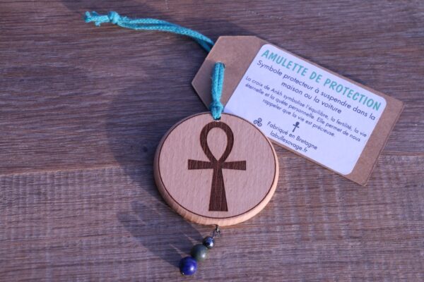 Amulettes de Protection en Hêtre et Pierres Semi-Précieuses – Image 20