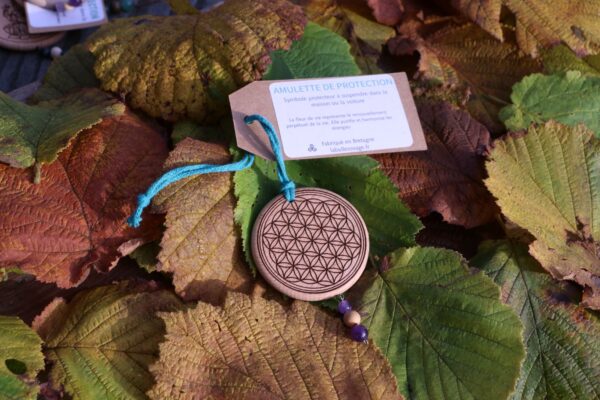Amulettes de Protection en Hêtre et Pierres Semi-Précieuses – Image 19