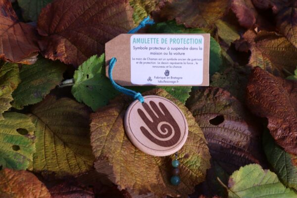 Amulettes de Protection en Hêtre et Pierres Semi-Précieuses – Image 15
