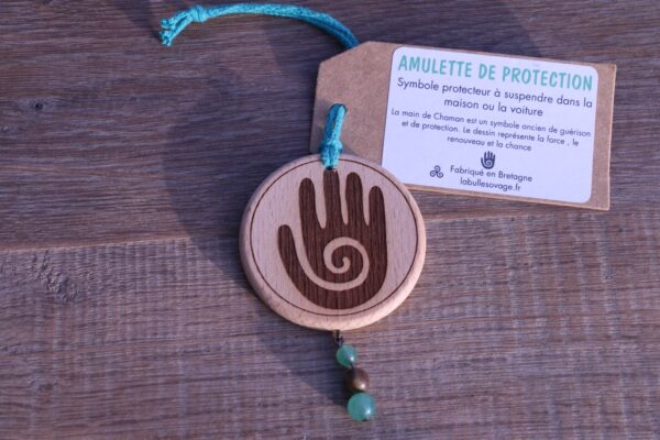 Amulettes de Protection en Hêtre et Pierres Semi-Précieuses – Image 13